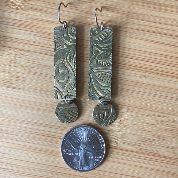 Artist made earrings - Picture 1 of 2
